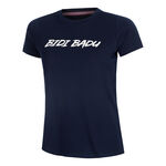 Vêtements De Tennis BIDI BADU Crew Logo Tee - dark blue