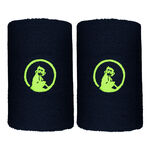Vêtements de tennis Quiet Please Quiet Please Long Poignet Pack de 2 unités Unisex - bleu foncé, vert fluo