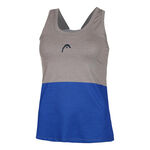 Vêtements HEAD HEAD Play Tech Débardeur Tank Top Femmes-Bleu,Gris