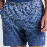 Vêtements Original Penguin Original Penguin Performance Printed Shorts Hommes-Bleu Foncé