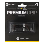 Grips Tennis-Point Tennis-Point Premium Grip Perforated Pack 1 Unité-Noir