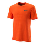 V&ecirc;tements Wilson Wilson Bela Seamless III T-shirt Hommes-Orange