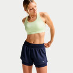 V&ecirc;tements Nike Nike Dri-Fit One Mid Rise 2in1 3in Shorts Femmes-bleu fonc&eacute;, blanc