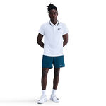 V&ecirc;tements de tennis Nike Nike Court Victory Dri-Fit 7in Shorts Hommes - bleu petrol, blanc