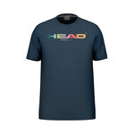 V&ecirc;tements HEAD HEAD Rainbow T-shirt Enfants-Bleu Fonc&eacute;
