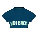Vêtements BIDI BADU BIDI BADU Abdominis Crop Move T-shirt Femmes-Bleu Petrol