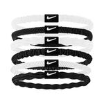 V&ecirc;tements Nike Nike Flex Hair Tie Bandeau Pack De 6-Blanc,Noir