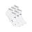 No Party XXL No Show Move Socks 6 Pack - black