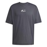 Vêtements adidas adidas GFX Glob T-shirt Hommes - gris foncé, 