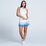 Shibori Stripe Tank w/Bra