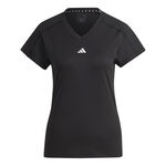 Vêtements adidas adidas Essentials AEROREADY Train Minimal Branding V-Neck T-shirt Femmes-Noir