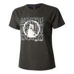 Vêtements Quiet Please Quiet Please Glitter Word Salad T-shirt Femmes-Anthracite