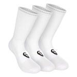 Vêtements ASICS ASICS Crew Chaussettes De Sport Pack De 3-Blanc,Noir