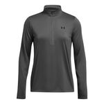 Vêtements Under Armour Under Armour Tech 1/2 Zip Haut Manches Longues Femmes-Gris
