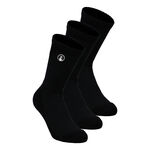 Vêtements Quiet Please Quiet Please Performance Long Chaussettes De Tennis Pack De 3-Noir
