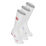 Crispy White Crew Move Socks 3 Pack - white