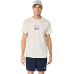 Vêtements ASICS ASICS Court Core Graphic T-shirt Hommes-Crème