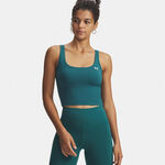V&ecirc;tements Under Armour Under Armour Motion D&eacute;bardeur tank top Femmes-vert, blanc