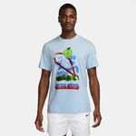 Vêtements Nike Nike Court T-shirt Hommes-Bleu Clair,Multicouleur