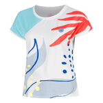V&ecirc;tements de tennis BIDI BADU BIDI BADU Hey Laguna T-shirt Femmes-blanc, multicouleur