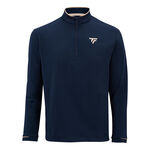 Vêtements Tecnifibre Tecnifibre Thermozip Haut manches longues Hommes - bleu foncé, 