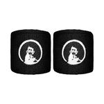 Vêtements de tennis Quiet Please Quiet Please Short Poignet Pack De 2 Unités-Noir