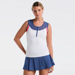Vêtements Original Penguin Original Penguin Colorblock Débardeur Tank Top Femmes-Blanc,Bleu