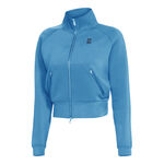 Vêtements Nike Nike Court Dri-Fit Heritage Veste De Survêtement Femmes-Bleu Clair