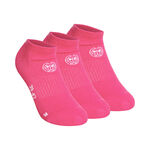 V&ecirc;tements BIDI BADU BIDI BADU No Party No Show Move Chaussettes De Tennis Pack De 3-Pink,Blanc