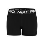 V&ecirc;tements Nike Nike Pro 3in Short Avec Poche-balles Femmes-Noir,Blanc