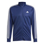 Vêtements adidas adidas Training Essential 3 Stripes Veste De Survêtement Hommes-Bleu Foncé