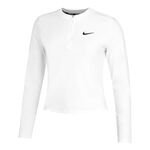 Vêtements Nike Nike Court Dri-Fit Advantage Haut Manches Longues Femmes-Blanc