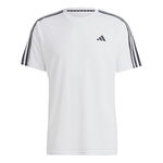 Vêtements adidas adidas Essentials Train 3-Stripes Training T-shirt Hommes-Blanc,Noir