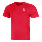 V&ecirc;tements de tennis Nike Nike Court Dri-Fit Advantage T-shirt Hommes-Rouge,Blanc