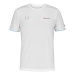 V&ecirc;tements Babolat Babolat CREW LEBRON T-shirt Hommes-Blanc