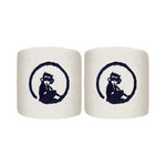Vêtements de tennis Quiet Please Quiet Please Short Poignet Pack De 2 Unités-Crème