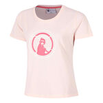 Vêtements Quiet Please Quiet Please Endlessly Bracket T-shirt Femmes-Rosé, Multicouleur