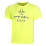 V&ecirc;tements BIDI BADU BIDI BADU Beach Spirit Logo Chill T-shirt Hommes-Jaunes Fluo