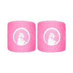 V&ecirc;tements de tennis Quiet Please Quiet Please Short Poignet - Pack de 2 unit&eacute;s Unisex-pink, blanc