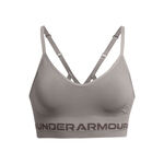 Vêtements Under Armour Under Armour Seamless Low Long Soutien-gorge Sport Femmes-Gris