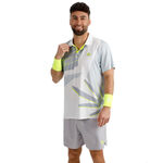 V&ecirc;tements de tennis BIDI BADU BIDI BADU Hey Laguna Polo Hommes-blanc, multicouleur
