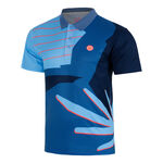 V&ecirc;tements de tennis BIDI BADU BIDI BADU Hey Laguna Polo Hommes-bleu, corail