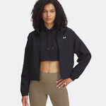 V&ecirc;tements Under Armour Under Armour Rival Woven Veste De Surv&ecirc;tement Femmes-Noir