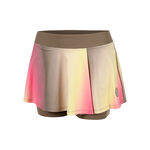 V&ecirc;tements BIDI BADU BIDI BADU Spectrum Printed Wavy Jupe Femmes-Marron,Jaune