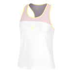 Vêtements Quiet Please Quiet Please Mind Racerback Débardeur Tank Top Filles-Lilas,Blanc