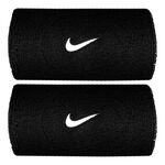 Vêtements Nike Nike Swoosh Classic Doublewide Poignet Unisex - noir, blanc