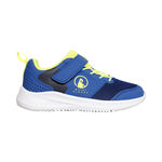 Chaussures de tennis Quiet Please Quiet Please Courtstyler Velcro Chaussures Toutes Surfaces Enfants-Bleu,Jaune