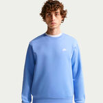 V&ecirc;tements Nike Nike Club Crew Sweat-shirt Hommes-bleu clair
