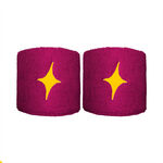 Vêtements Starvie 2 Wristbands - purple/yellow