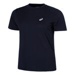 Vêtements ASICS ASICS Court T-shirt Femmes-Bleu Foncé